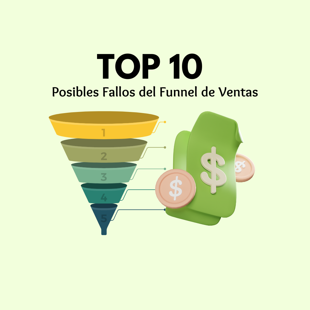 Top 10 de Fallos del Funnel de Ventas