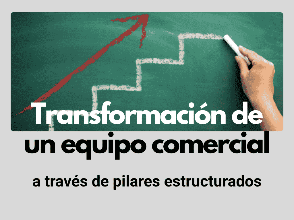 Transformación de un equipo comercial a través de pilares estructurados